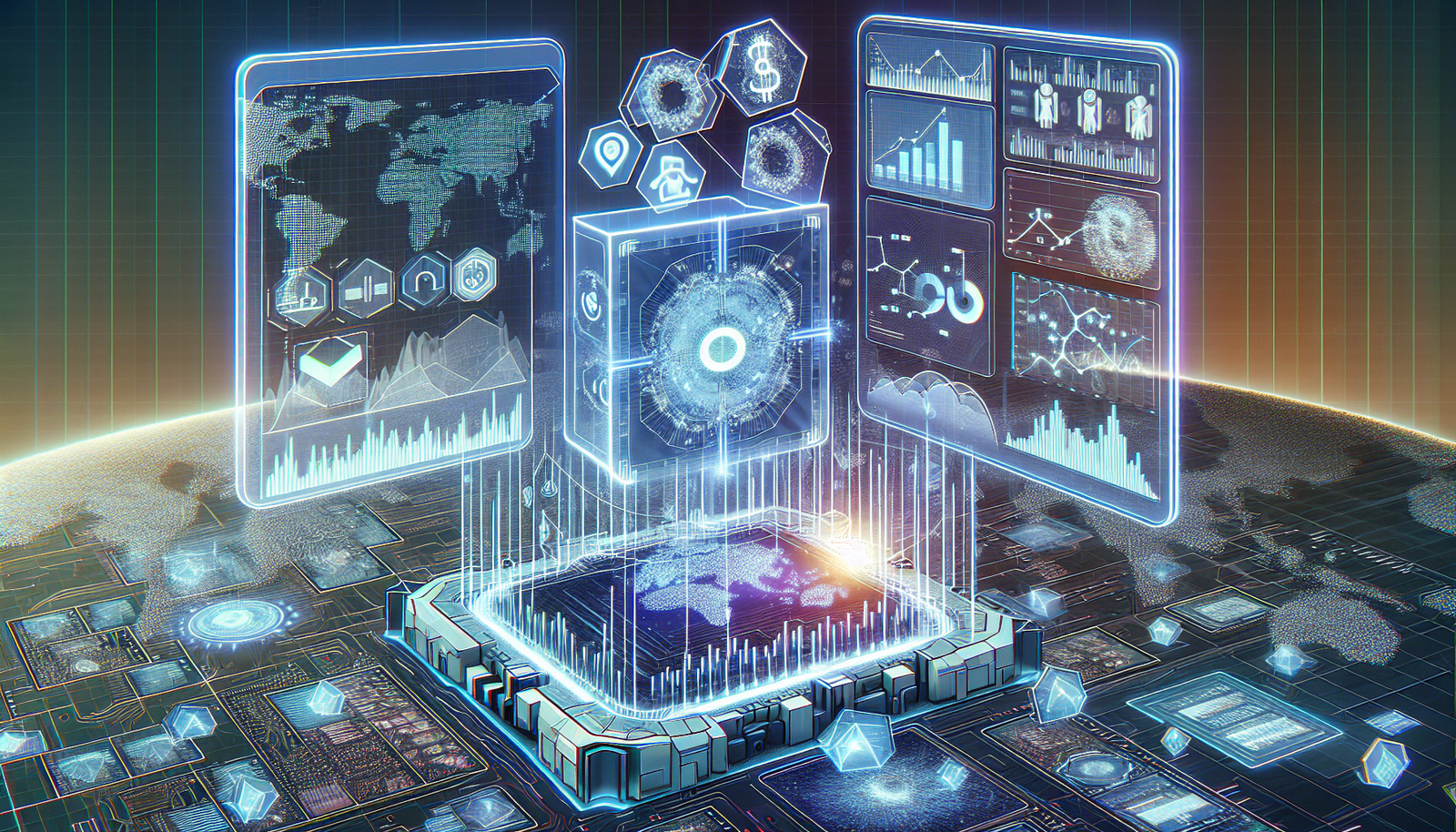 Illustration of on-chain analytics for decentralized finance platforms